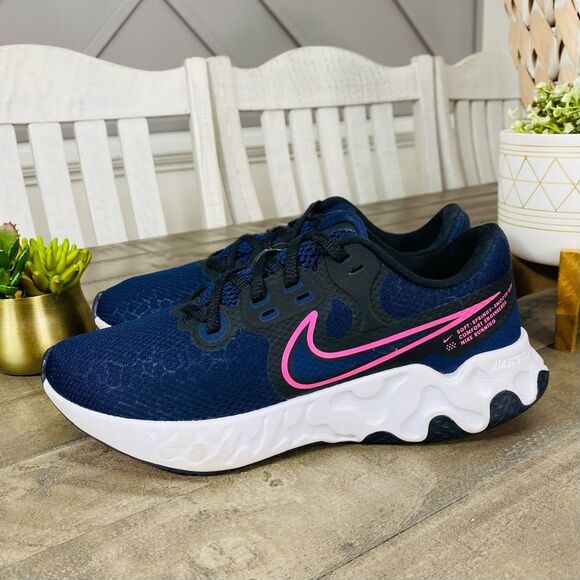 Nike Shoes - Nike Renew Ride 2 Running Shoe Blue Pink Size 9.5